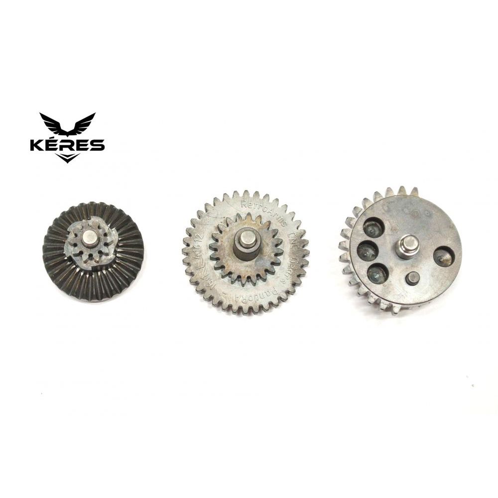 CNC Set ozubených kol 16:1 4mm osičky PandoRA - Retro Arms