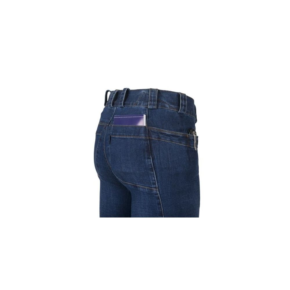 Kalhoty COVERT TACTICAL PANTS® - Denim Mid - Vintage Worn Blue - Helikon-Tex®