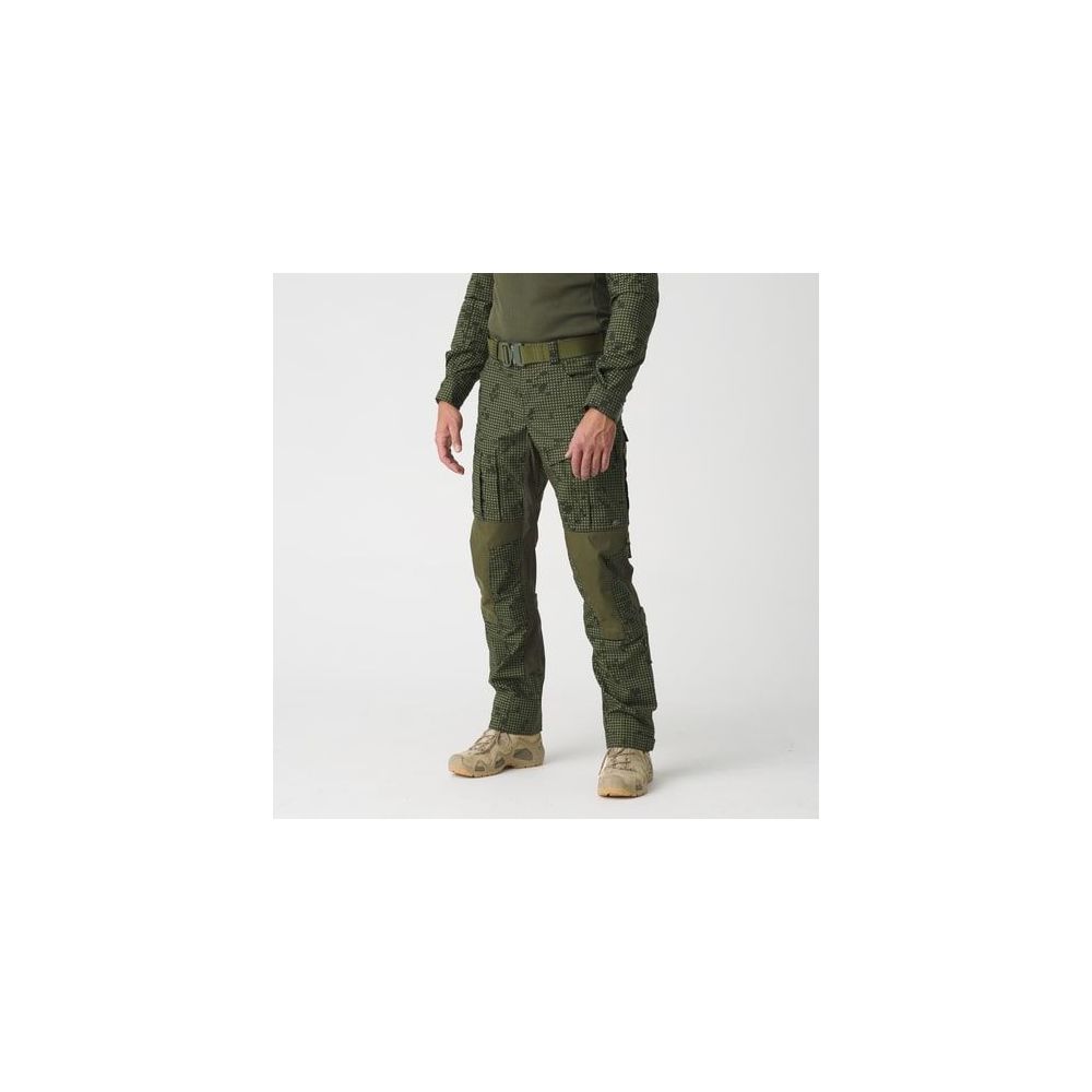 Kalhoty MCDU Pants - Desert Night Camo / Olive Green A - Helikon-Tex®