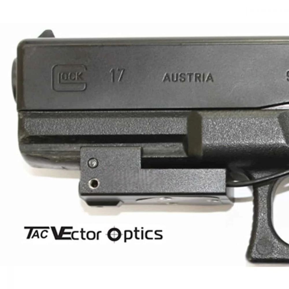 Laserový zaměřovač Inferno Pistol Super Thin Red Laser - Vector Optics