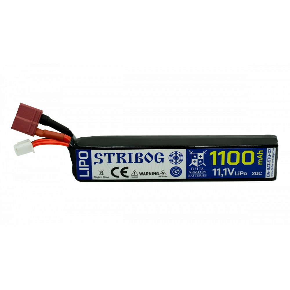 Li-Pol akumulátor 11,1V/1100mAh (20C) - Stribog - T-dean konektor - Delta Armory