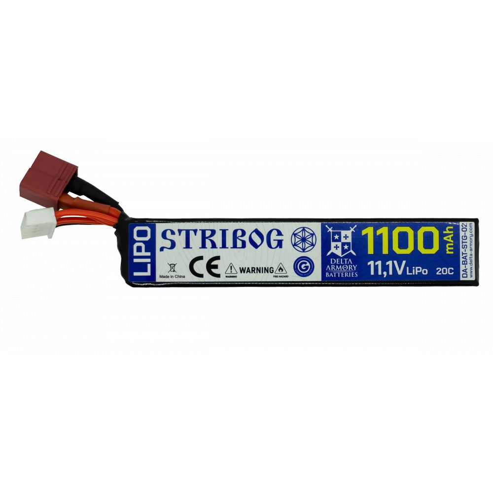 Li-Pol akumulátor 11,1V/1100mAh (20C) - Stribog - T-dean konektor - Delta Armory