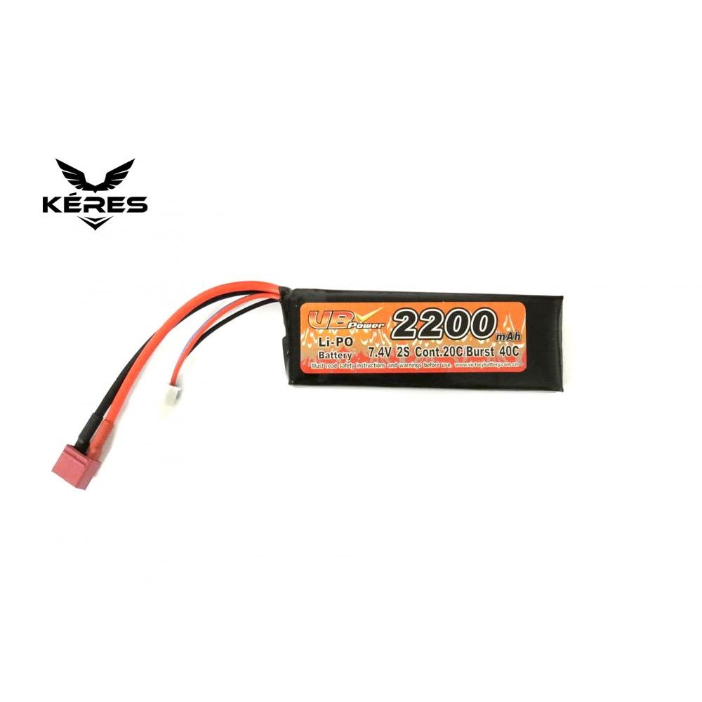 Li-Pol akumulátor 7.4V/2200mAh (25C) - T-dean konektor - VB Power