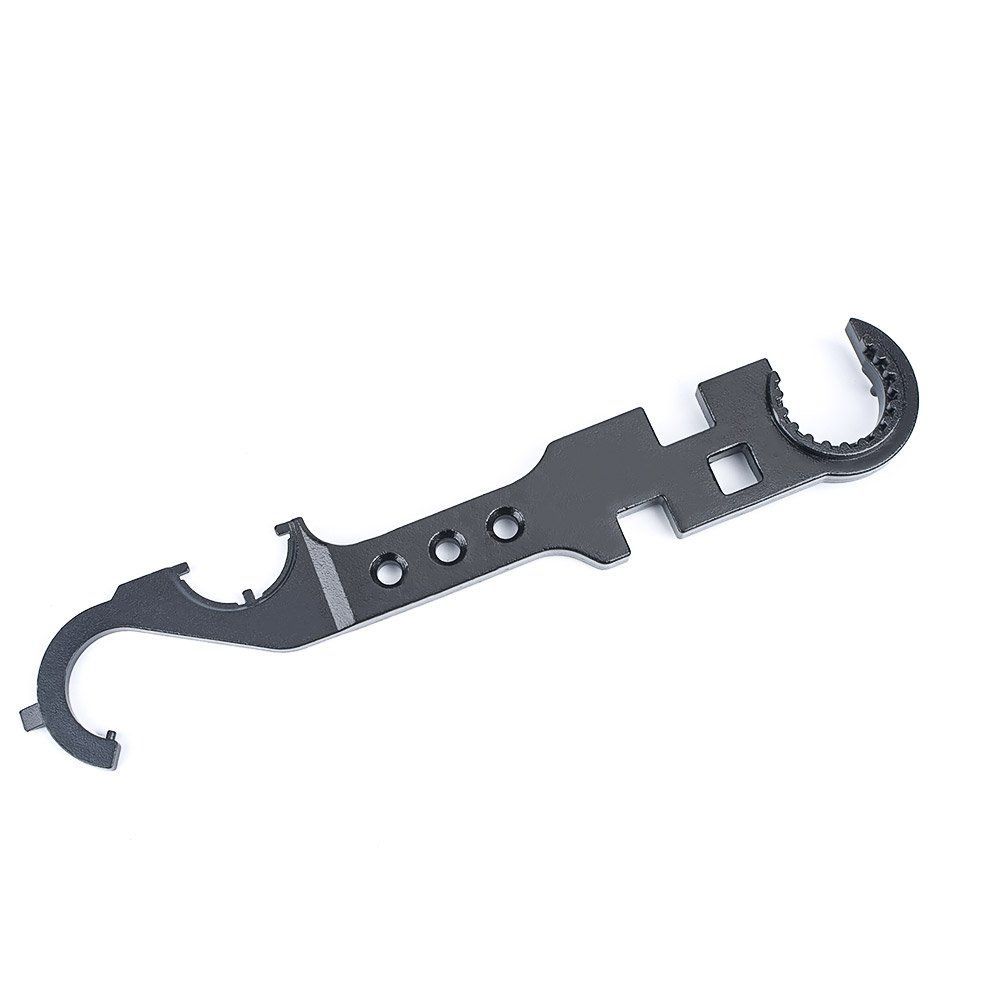 Multifunkční kovový klíč pro AR15 - černý - Metal