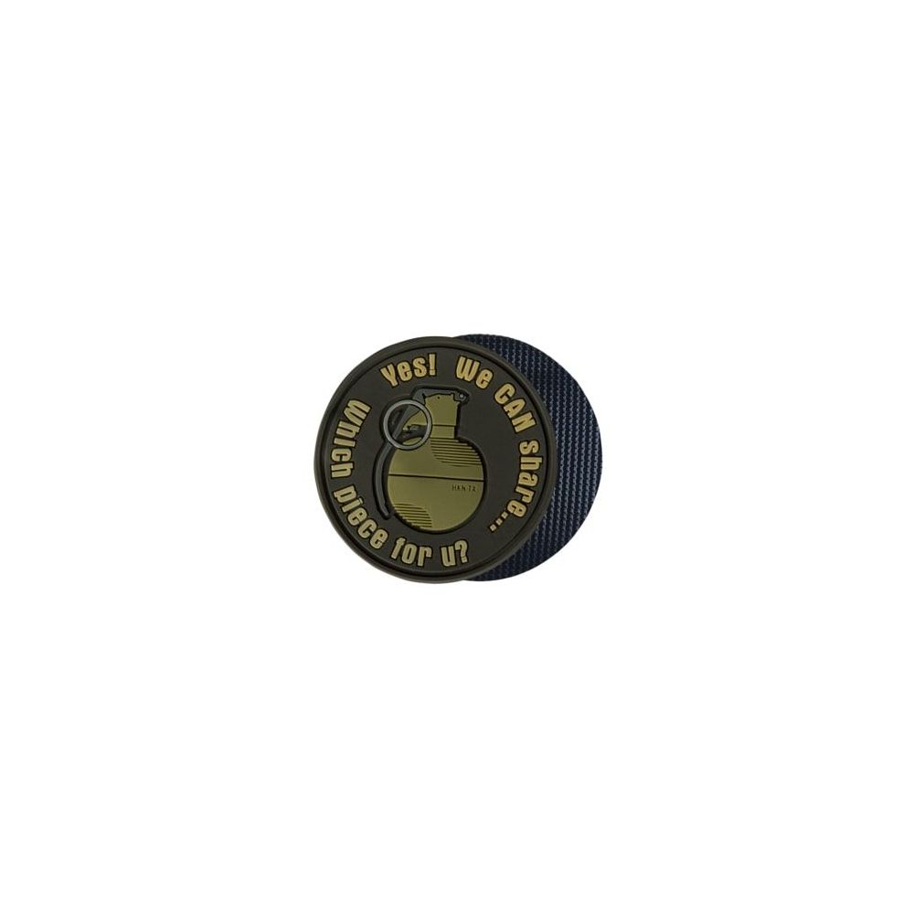 Nášivka Granát " WE CAN SHARE" - PVC - Helikon-Tex