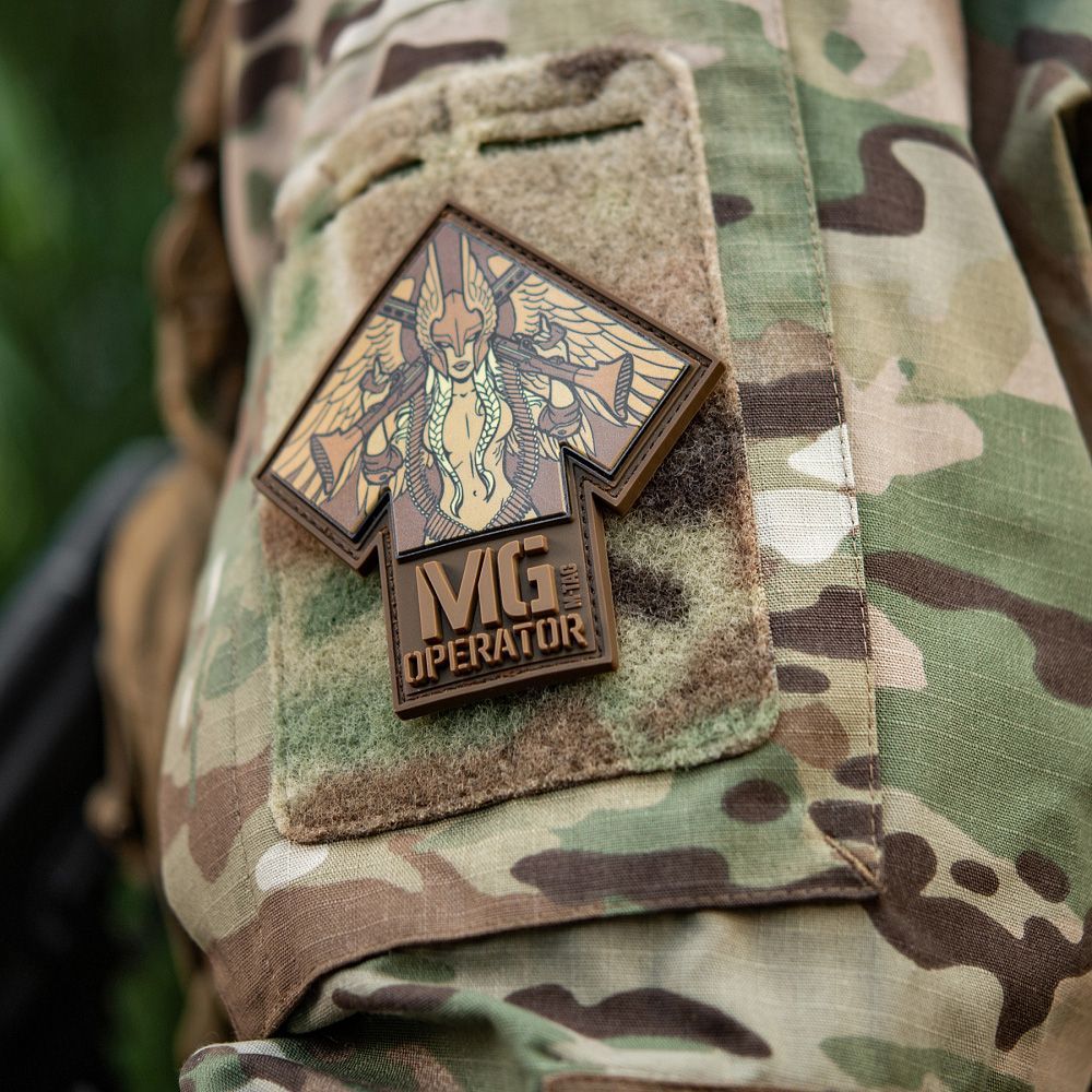 Nášivka MG Operator print PVC - M-Tac