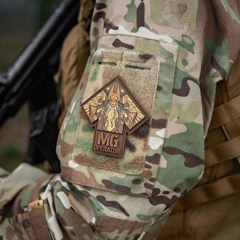 Nášivka MG Operator print PVC - M-Tac