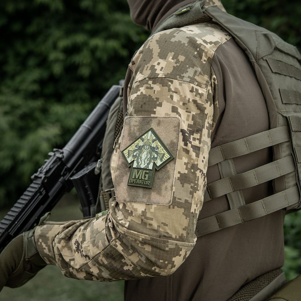 Nášivka MG Operator print PVC - M-Tac