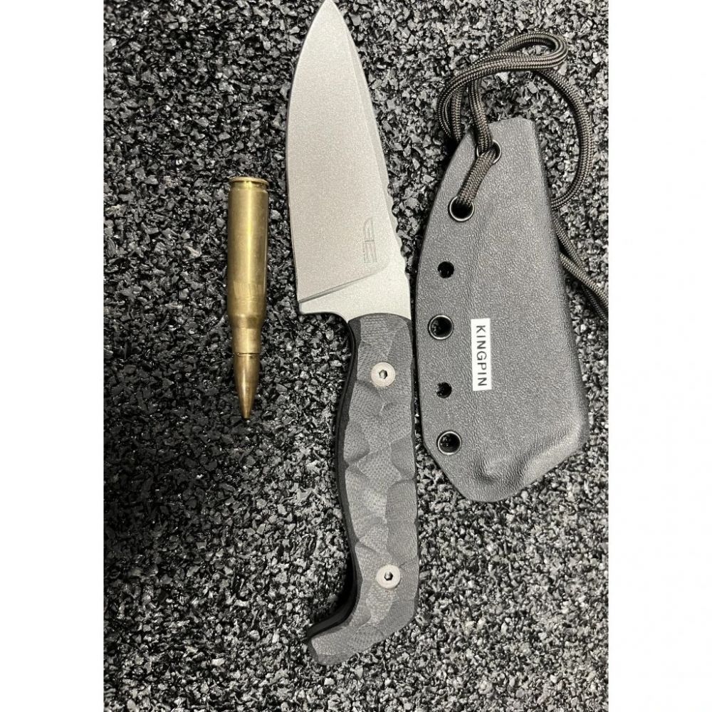 Nůž Kingpin - Armor Black/G10 Black - GZ Custom Blades