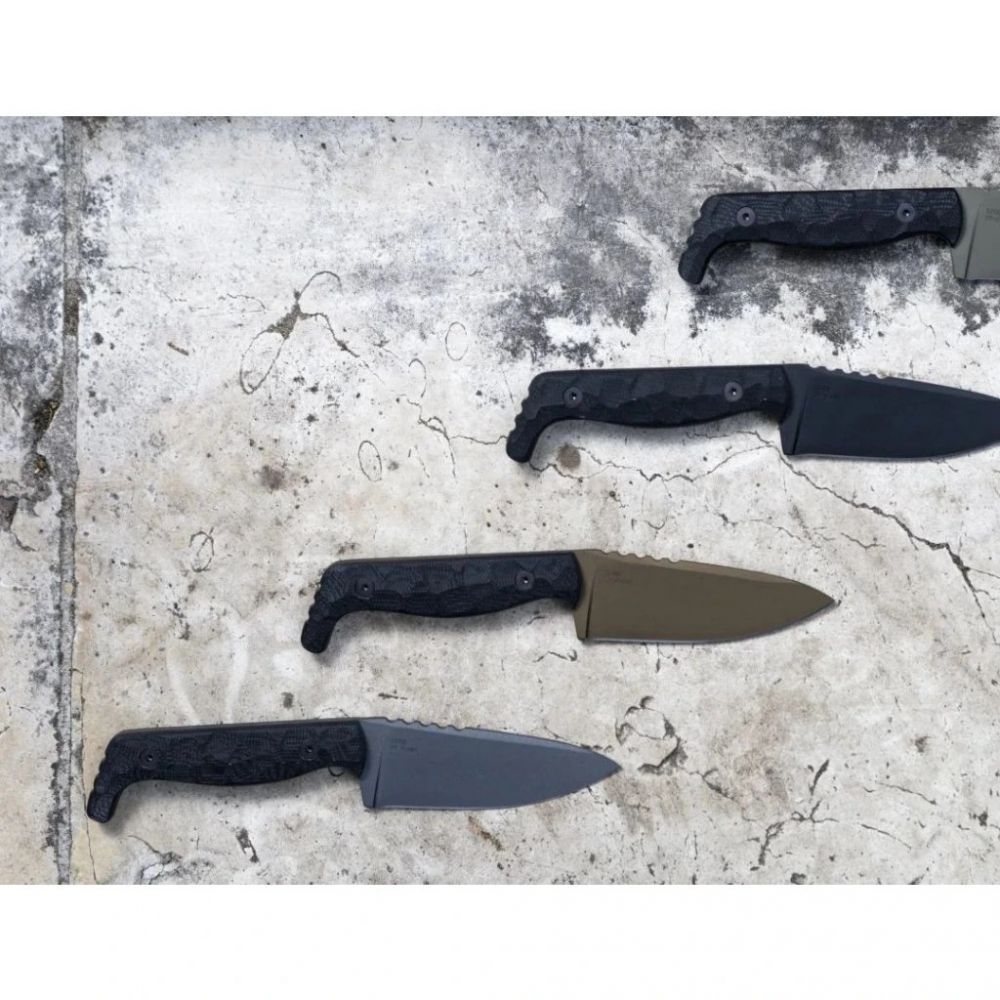 Nůž Kingpin - Armor Black/G10 Black - GZ Custom Blades