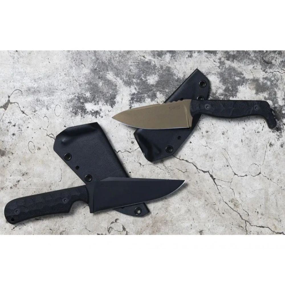 Nůž RECONDO 2 Tanto - Armor black čepel/G10 black rukojeť - GZ Custom Blades