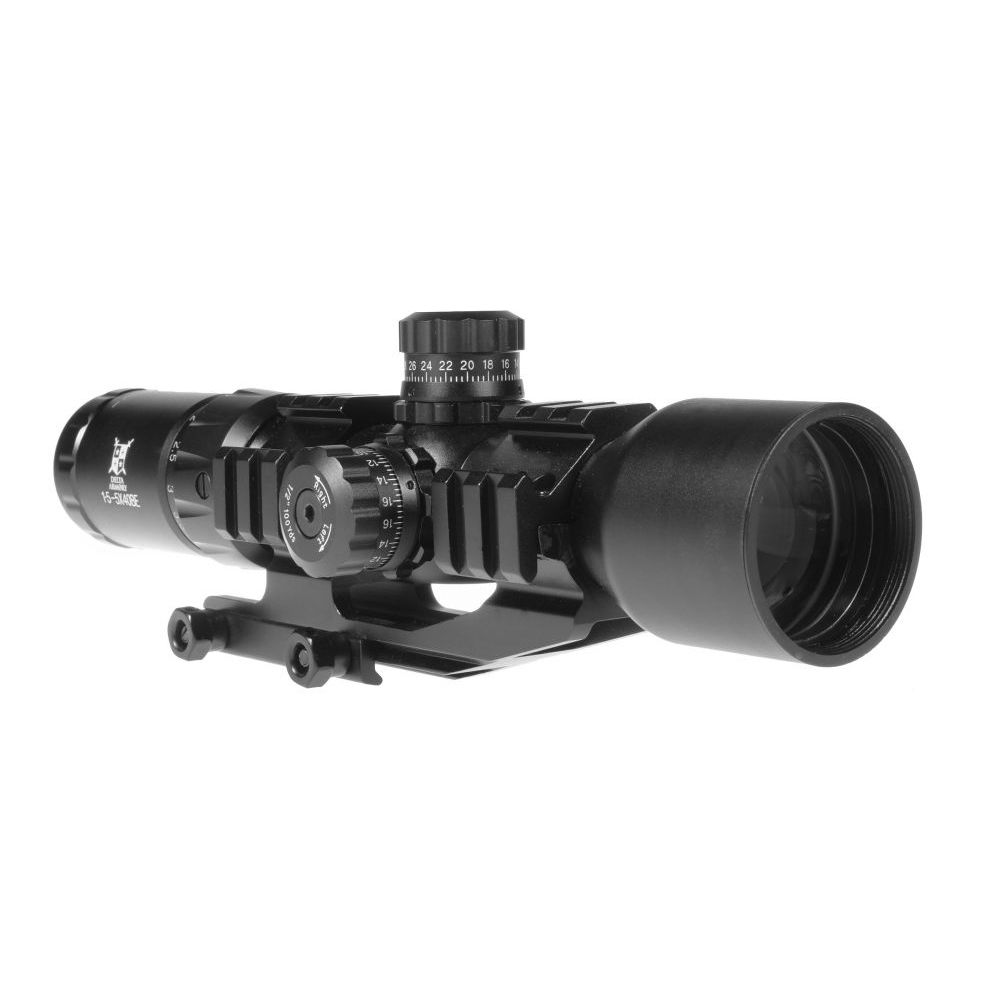 Optika 1,5-5x40BE s podsvíceným křížem (3 barvy) - Delta Armory 