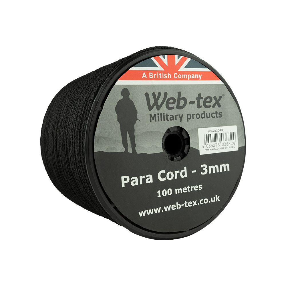 Paracordové lano - průměr 3mm - délka 100m - Web-tex