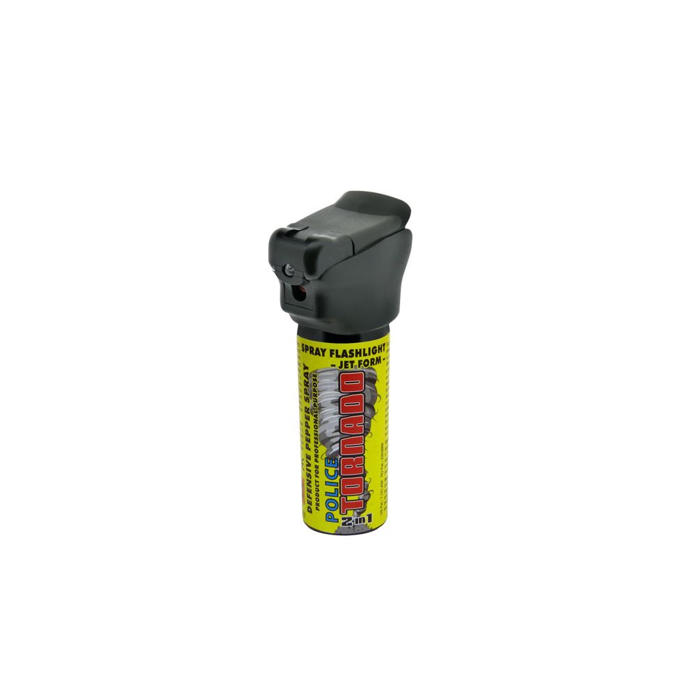 Pepřový sprej POLICE TORNADO se svítilnou (SFL-01-50) - 50ml - ESP