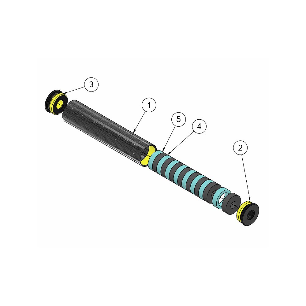 Tlumič BLACK Diamond Carbon - 32x150mm - Retro Arms