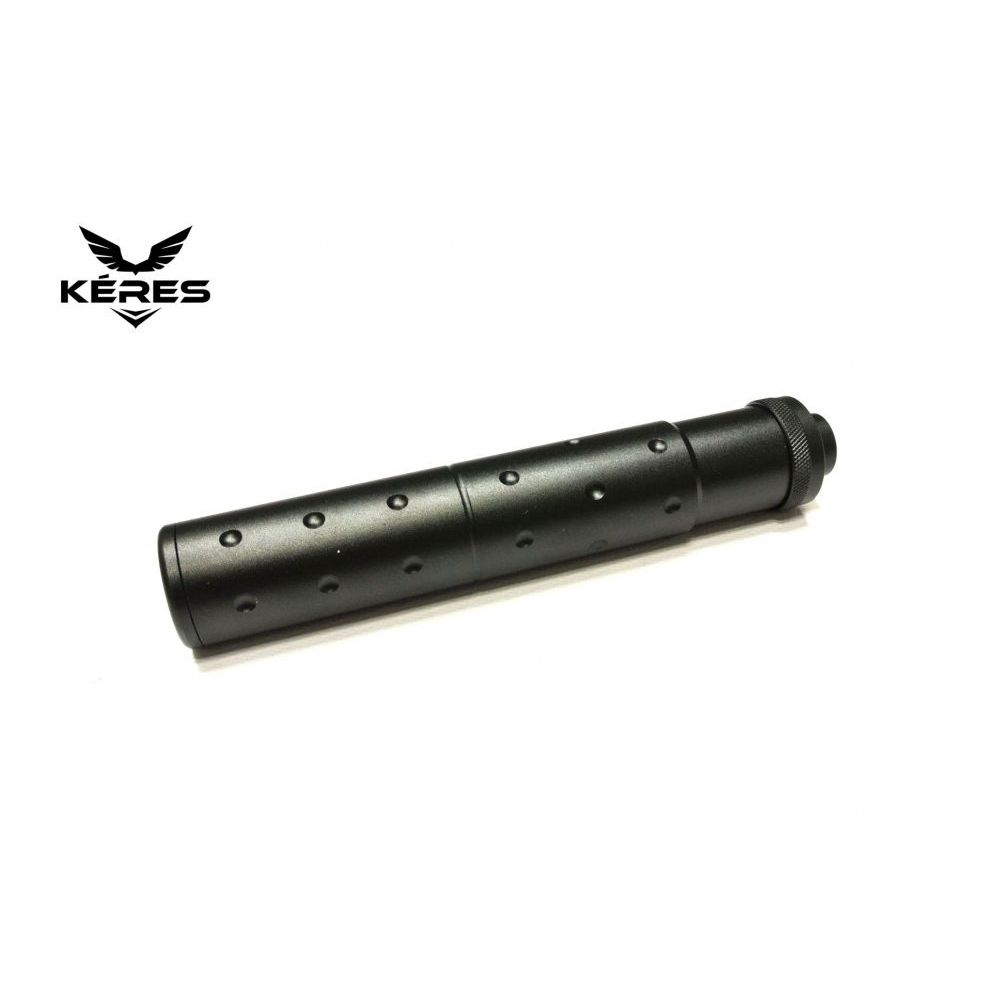 Tlumič KAC SOCOM 195x34mm - levotočivý - černý - E&C