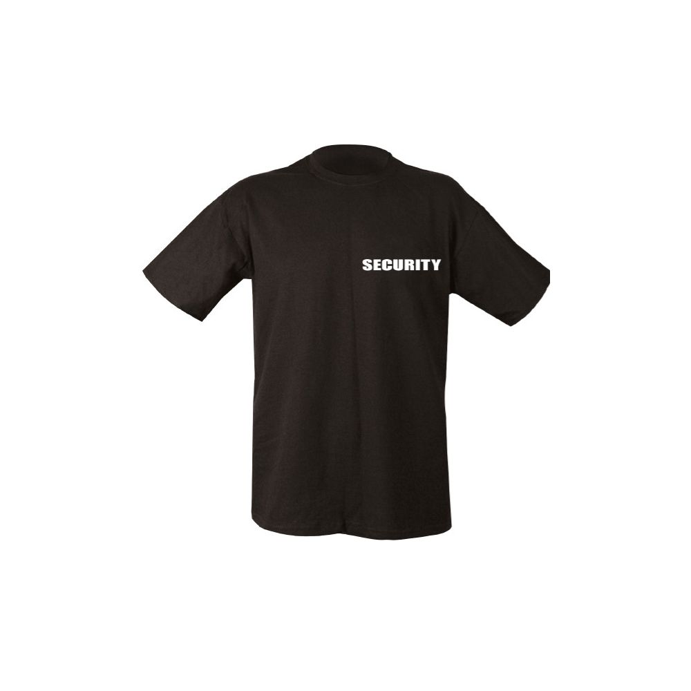 Tričko Security Double Print T-shirt - černé - Kombat UK